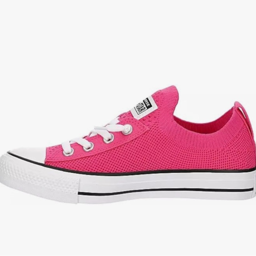 Converse Shoreline Knit Lace up slip on hot pink women’s 10